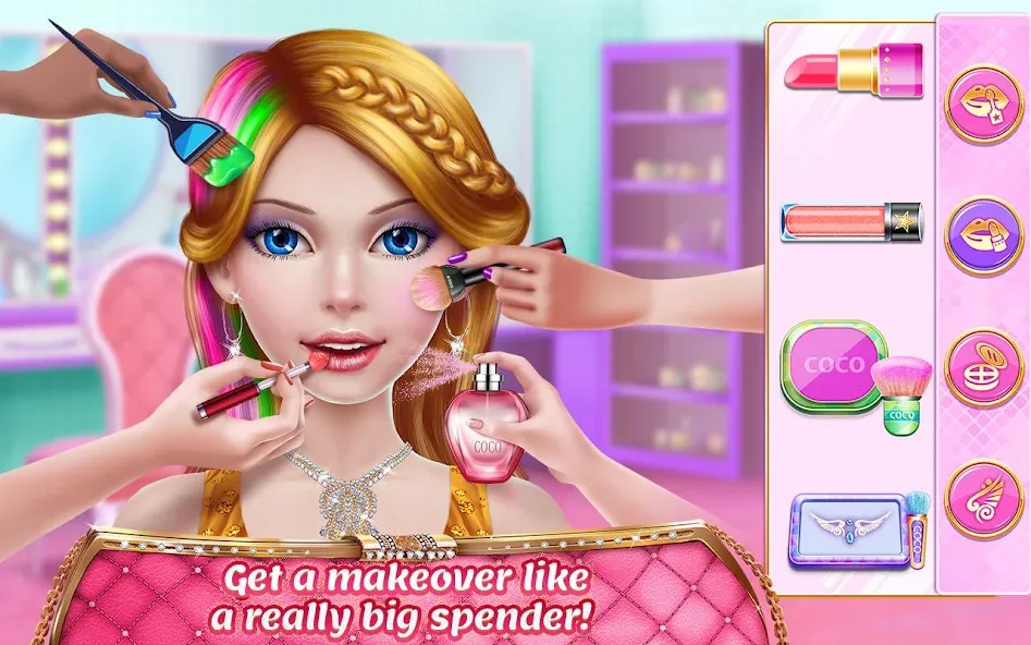 Rich Girl Mall - Shopping Game [МОД: Бесконечные деньги, Монеты и Мега MOD] Screenshot 3
