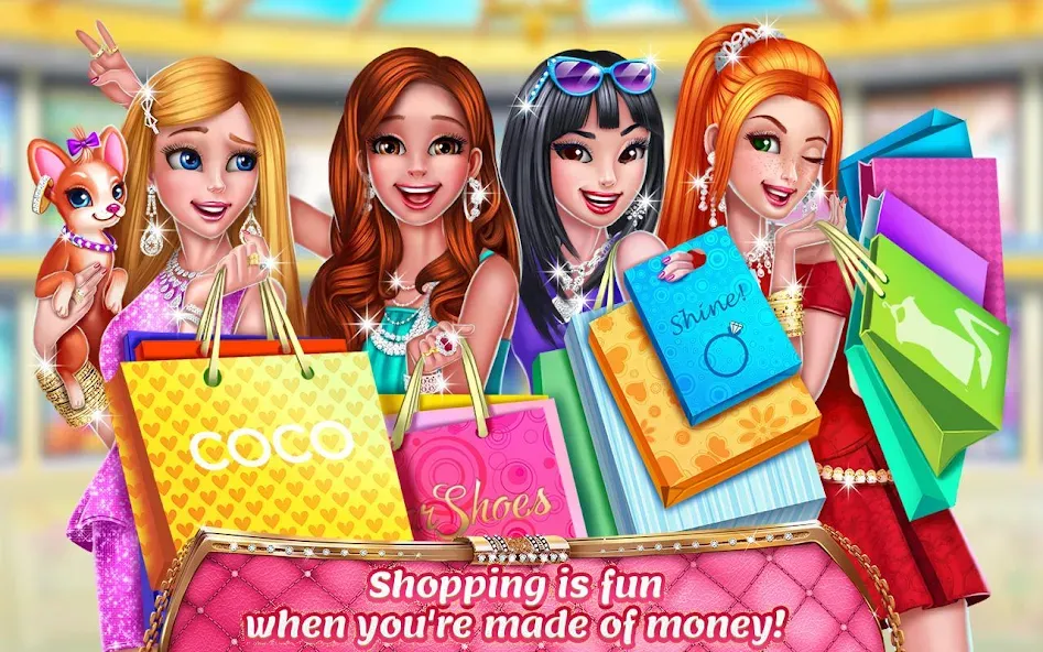 Rich Girl Mall - Shopping Game [МОД: Бесконечные деньги, Монеты и Мега MOD] Screenshot 5