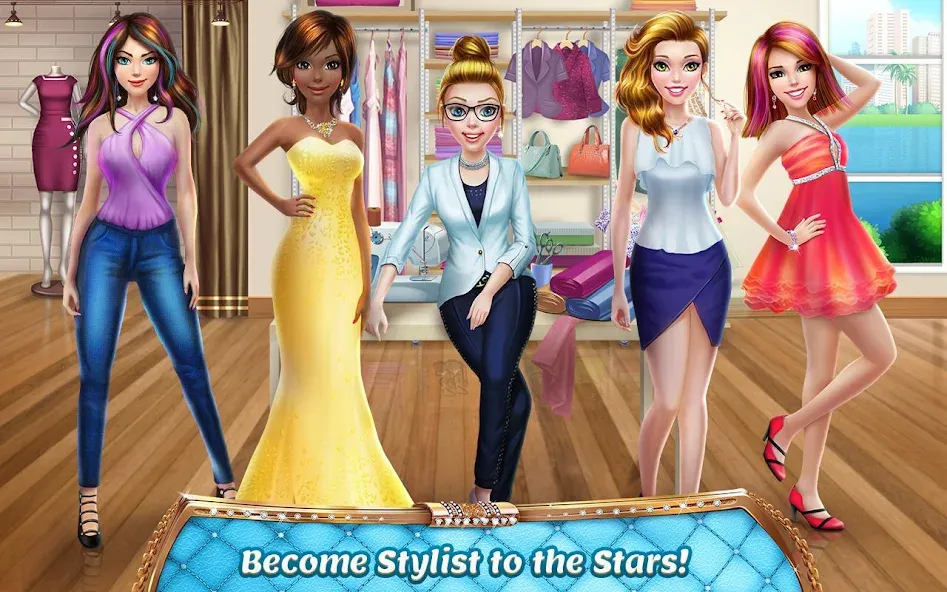 Stylist Girl: Make Me Fabulous [МОД: Много монет, Открытые уровни и Мега MOD] Screenshot 5