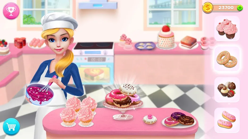 My Bakery Empire: Bake a Cake [МОД: Много денег, Монет и Все открыто] Screenshot 1