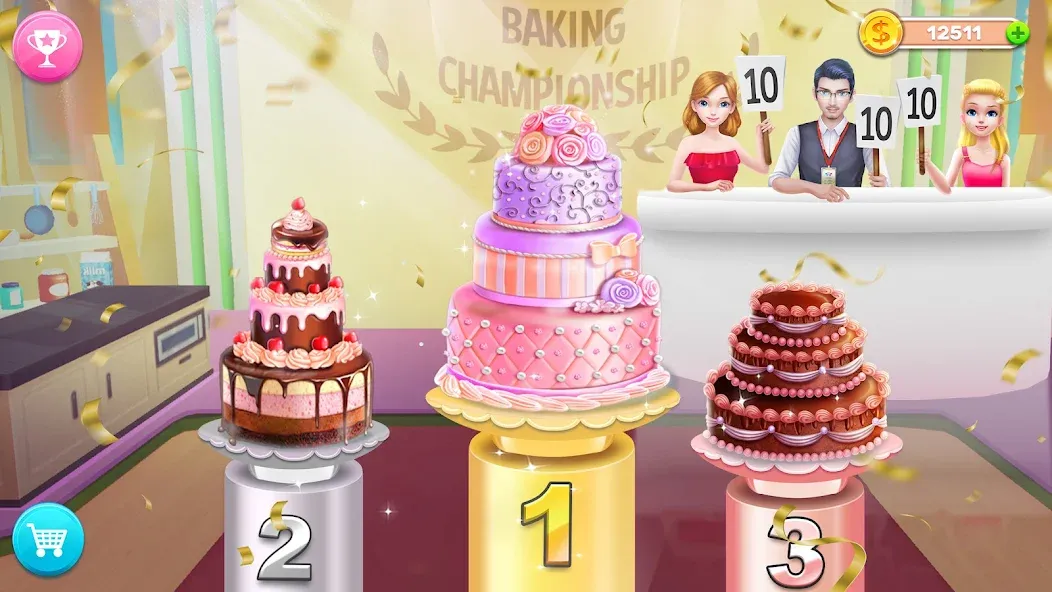 My Bakery Empire: Bake a Cake [МОД: Много денег, Монет и Все открыто] Screenshot 3