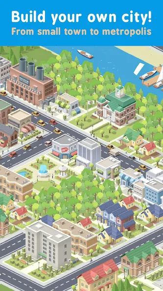 Pocket City Free (Покет Сити) [МОД: Деньги, Монеты и Меню MOD] Screenshot 1