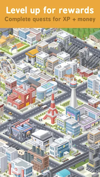 Pocket City Free (Покет Сити) [МОД: Деньги, Монеты и Меню MOD] Screenshot 2