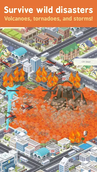 Pocket City Free (Покет Сити) [МОД: Деньги, Монеты и Меню MOD] Screenshot 3