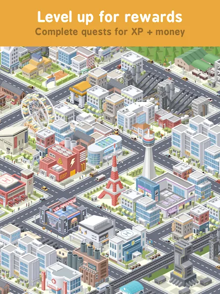 Pocket City Free (Покет Сити) [МОД: Деньги, Монеты и Меню MOD] Screenshot 4