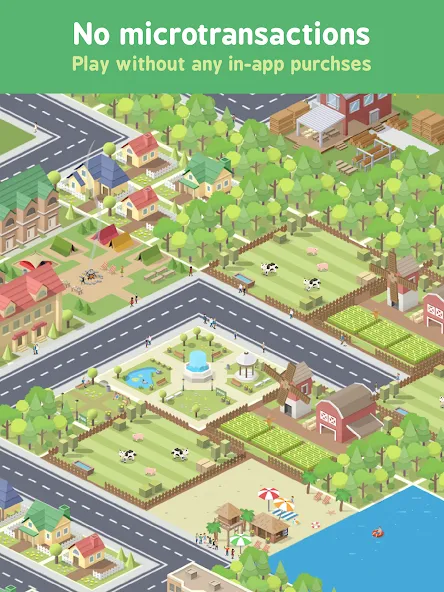 Pocket City Free (Покет Сити) [МОД: Деньги, Монеты и Меню MOD] Screenshot 5