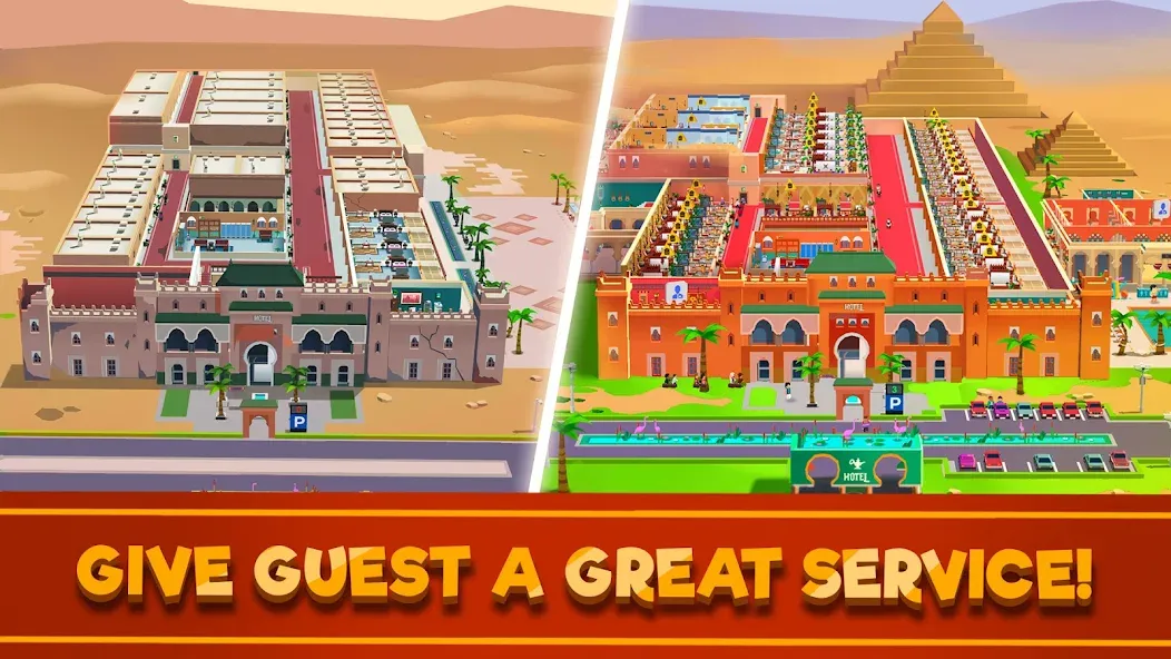 Hotel Empire Tycoon－Idle Game [МОД: Много денег, Монет и Все открыто] Screenshot 4