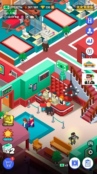 Hotel Empire Tycoon－Idle Game [МОД: Много денег, Монет и Все открыто] Screenshot 5