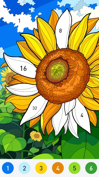 Color Now - color by number (Цолор Ноу) [МОД: Бесконечные деньги, Монеты и Мега MOD] Screenshot 2