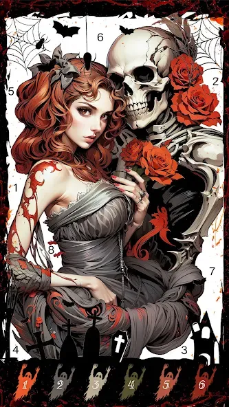 Death Park Coloring Games (Дэт Парк игры раскраски) [МОД: Деньги, Монеты и Меню MOD] Screenshot 2