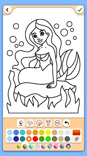 Coloring for girls and women [МОД: Бесконечные деньги, Монеты и Мега MOD] Screenshot 1