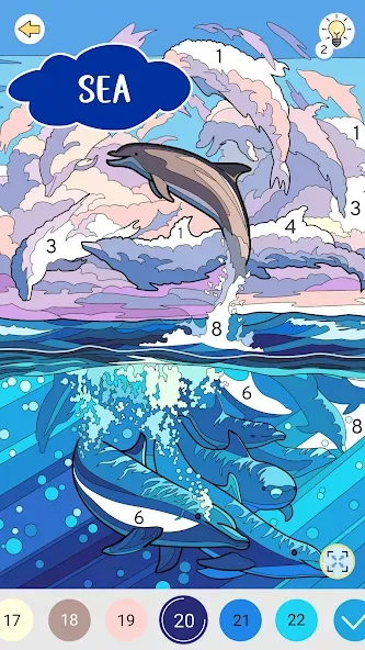 Color by Number: Coloring Book [МОД: Много монет, Открытые уровни и Мега MOD] Screenshot 3