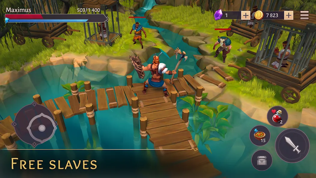Gladiators: Survival in Rome [МОД: Бесконечные деньги, Монеты и Мега MOD] Screenshot 5