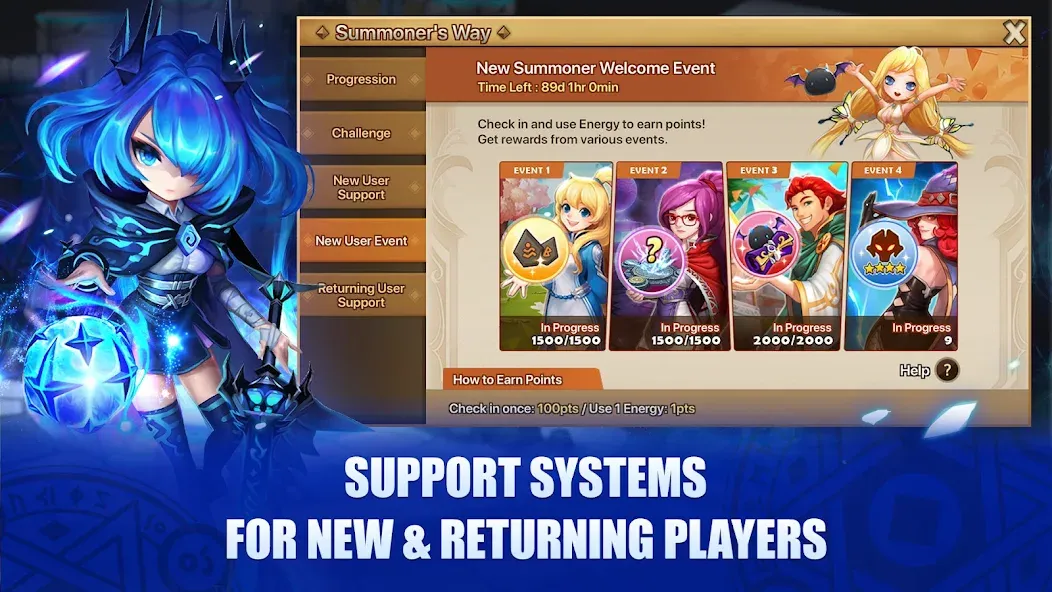 Summoners War [МОД: Меню, Бесконечные монеты и Открытые уровни] Screenshot 4