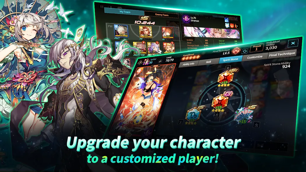 Soccer Spirits (Соккер Спиритс) [МОД: Бесконечные деньги, Монеты и Мега MOD] Screenshot 3