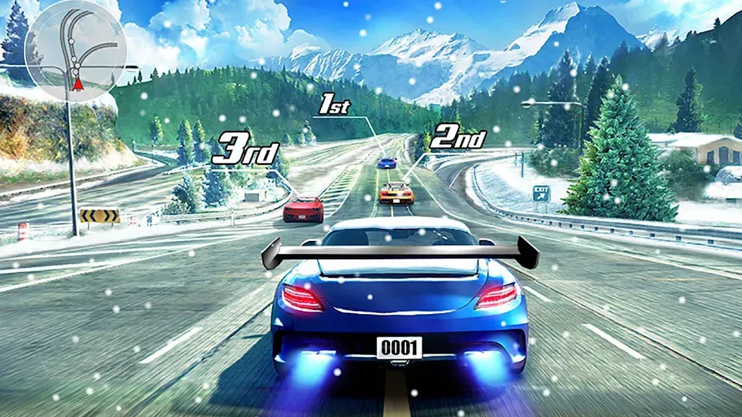 Street Racing 3D [МОД: Все открыто, Дополнительные деньги и Меню MOD] Screenshot 1