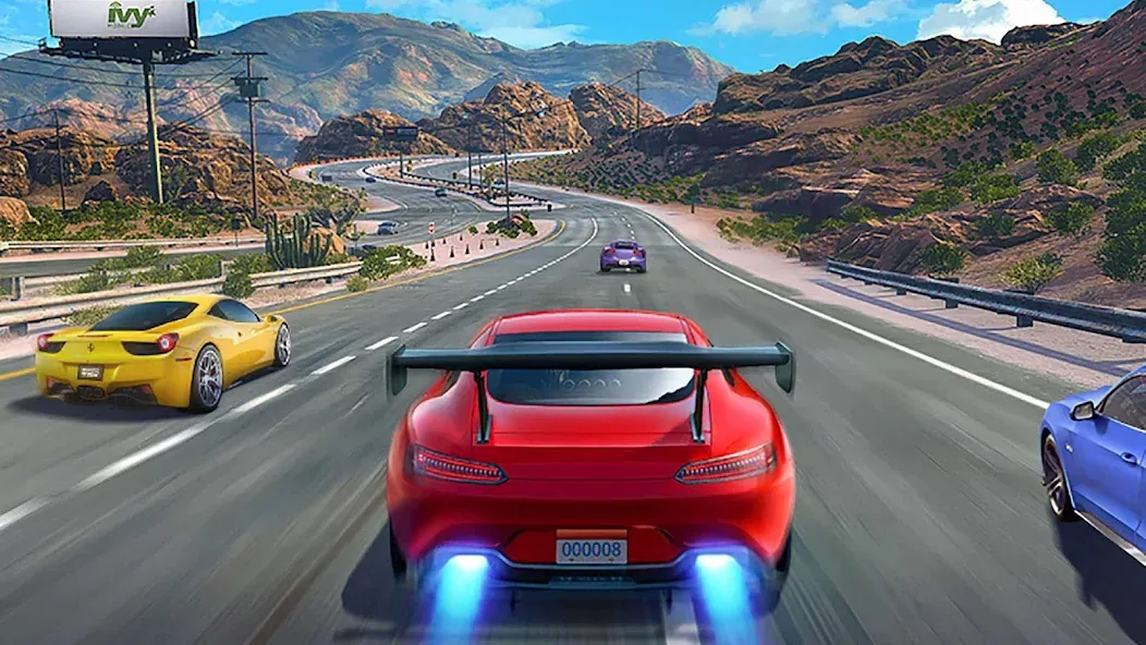 Street Racing 3D [МОД: Все открыто, Дополнительные деньги и Меню MOD] Screenshot 2