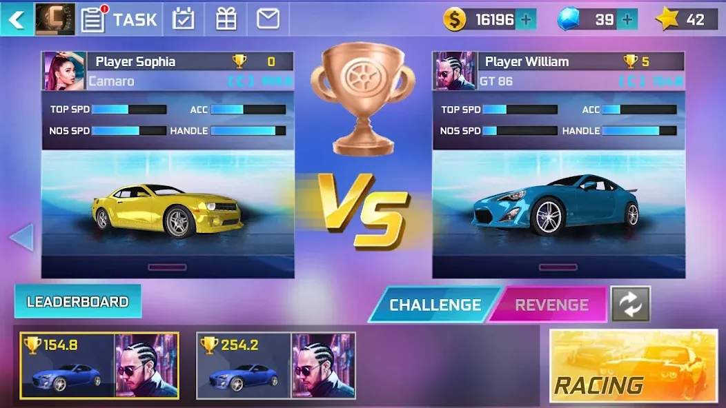Street Racing 3D [МОД: Все открыто, Дополнительные деньги и Меню MOD] Screenshot 3