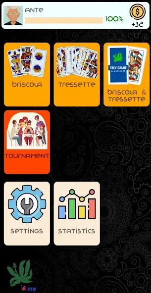 Briscola & Tressette Online [МОД: Меню, Бесконечные монеты и Открытые уровни] Screenshot 2