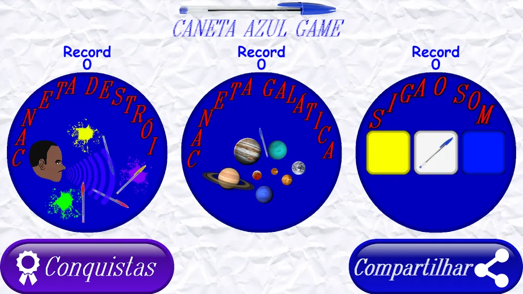 Caneta azul (Канета азул) [МОД: Много монет, Открытые уровни и Мега MOD] Screenshot 1
