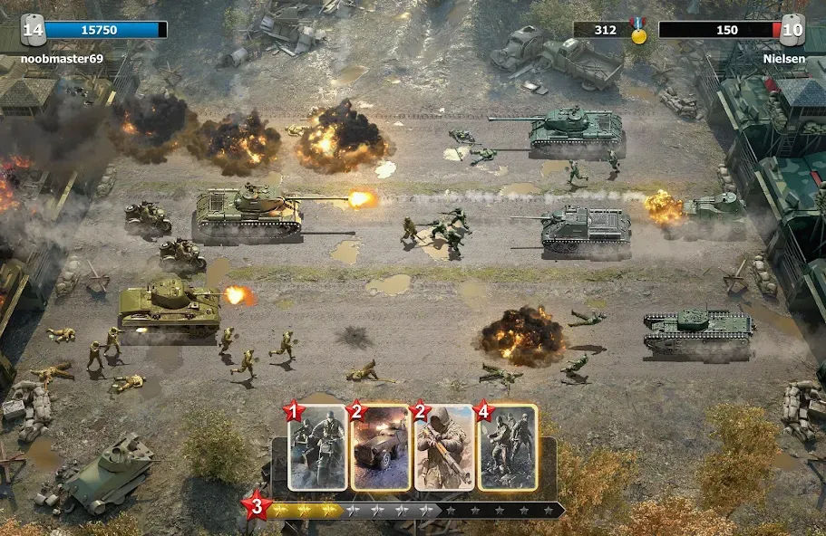 Trench Assault (ТренчАтака) [МОД: Все открыто, Дополнительные деньги и Меню MOD] Screenshot 2