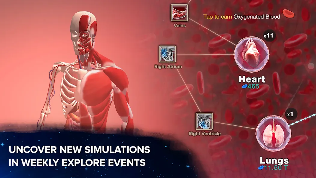 Cell to Singularity: Evolution [МОД: Меню, Бесконечные монеты и Открытые уровни] Screenshot 1