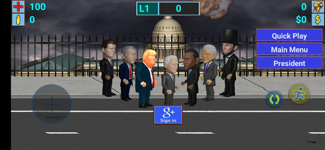 Aliens vs President (Элиены против Президента) [МОД: Все открыто, Дополнительные деньги и Меню MOD] Screenshot 1