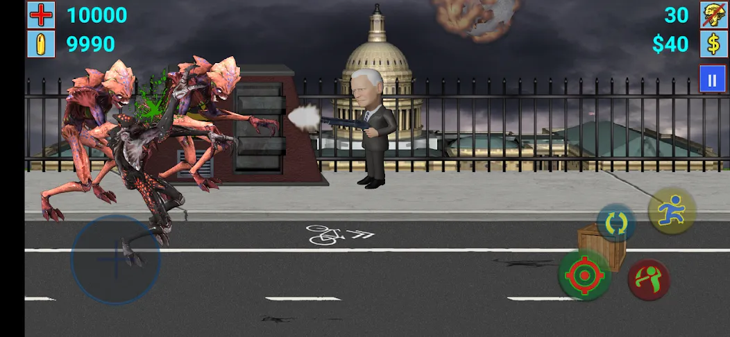 Aliens vs President (Элиены против Президента) [МОД: Все открыто, Дополнительные деньги и Меню MOD] Screenshot 2