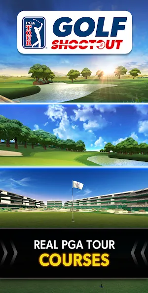 PGA TOUR Golf Shootout (ПГА ТУР Гольф Стрельба) [МОД: Много монет, Открытые уровни и Мега MOD] Screenshot 1