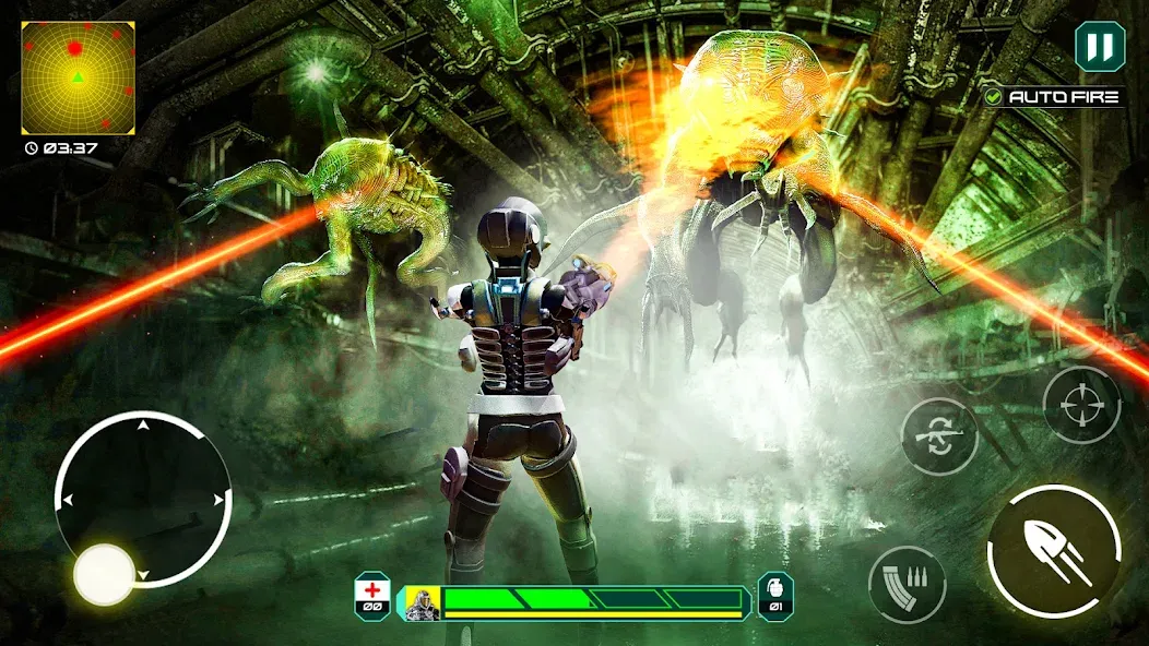 Alien - Dead Space Alien Games (сайфай) [МОД: Бесконечные деньги, Монеты и Мега MOD] Screenshot 4