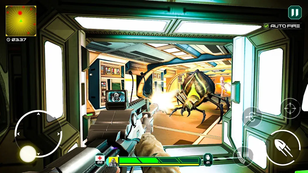 Alien - Dead Space Alien Games (сайфай) [МОД: Бесконечные деньги, Монеты и Мега MOD] Screenshot 5