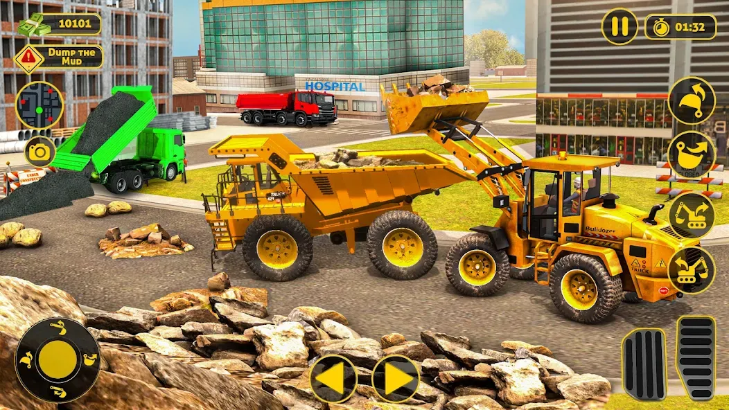 Construction Dump Truck Game (Конструкционный симулятор самосвала) [МОД: Много монет, Открытые уровни и Мега MOD] Screenshot 4