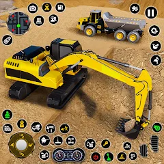 Скачать Construction Dump Truck Game (Конструкционный симулятор самосвала) [МОД: Много монет, Открытые уровни и Мега MOD] | Взлом Construction Dump Truck Game на Андроид