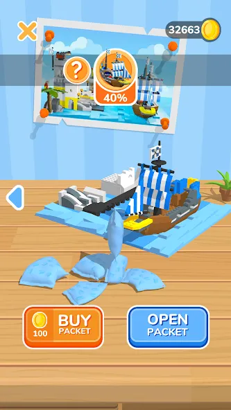 Construction Set (Конструкшн Сет) [МОД: Меню, Бесконечные монеты и Открытые уровни] Screenshot 3