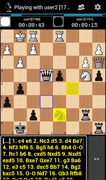 Chess ChessOK Playing Zone PGN [МОД: Деньги, Монеты и Меню MOD] Screenshot 2
