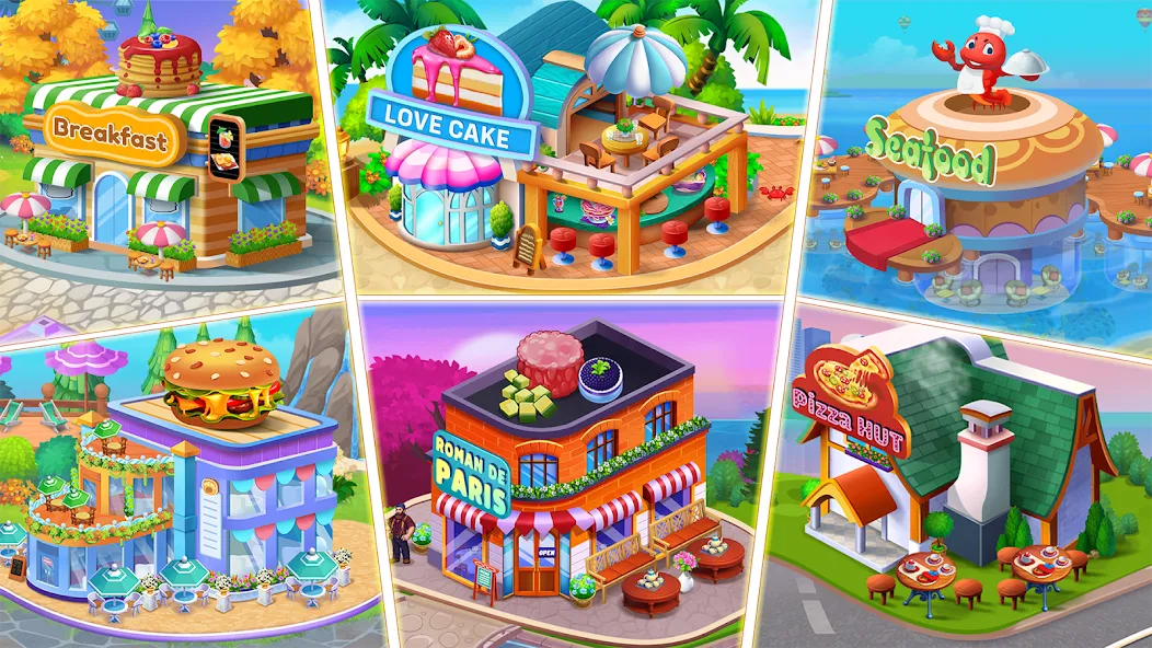 Food Voyage: Fun Cooking Games (Фуд Воядж) [МОД: Деньги, Монеты и Меню MOD] Screenshot 1