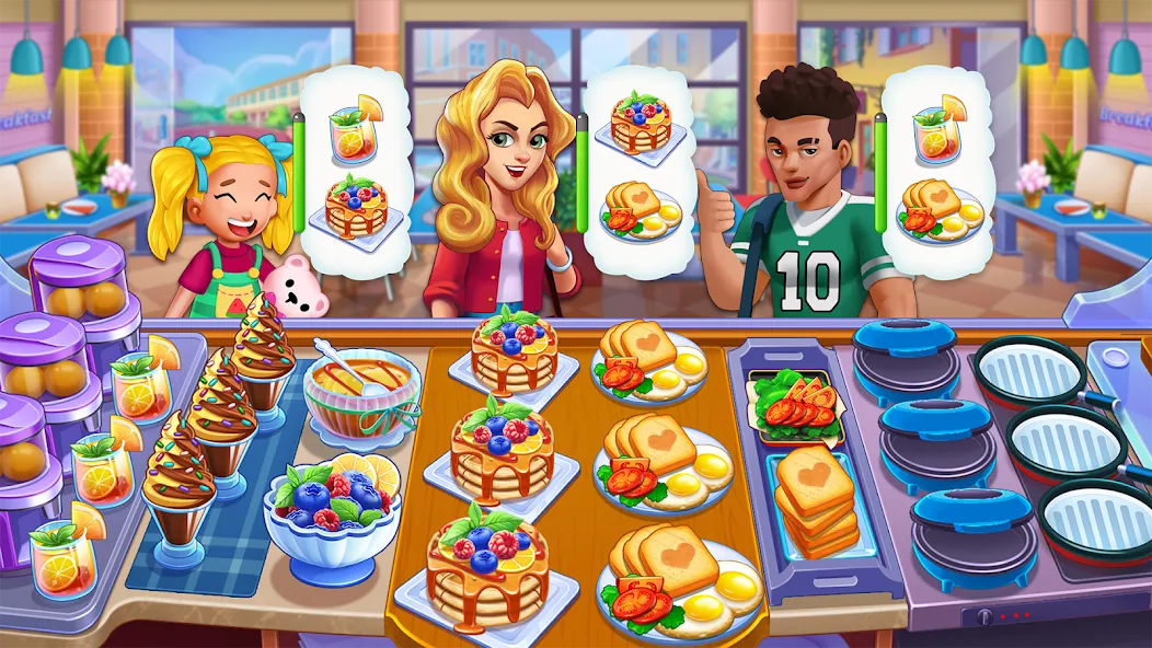 Food Voyage: Fun Cooking Games (Фуд Воядж) [МОД: Деньги, Монеты и Меню MOD] Screenshot 3