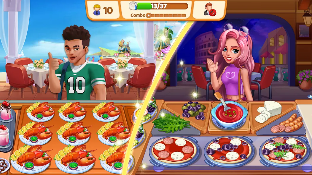 Food Voyage: Fun Cooking Games (Фуд Воядж) [МОД: Деньги, Монеты и Меню MOD] Screenshot 5