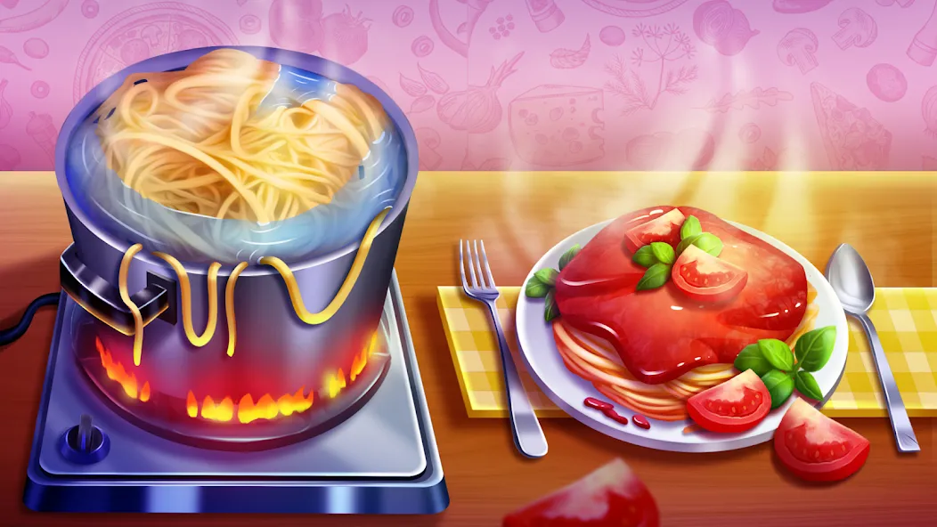Cooking Team: Restaurant Games [МОД: Все открыто, Дополнительные деньги и Меню MOD] Screenshot 1