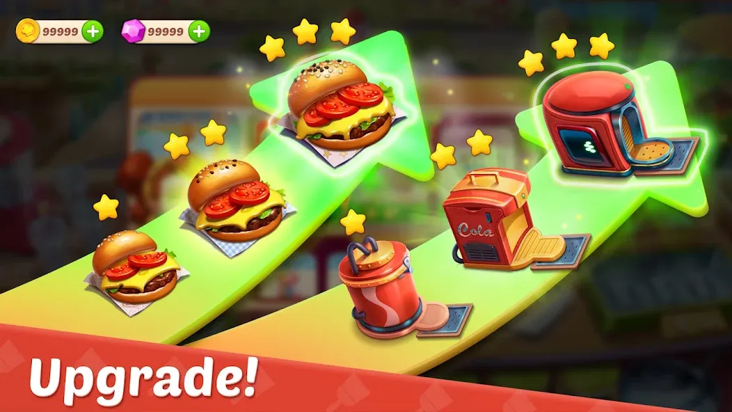Cooking Town - Restaurant Game (Кукинг Таун) [МОД: Много монет, Открытые уровни и Мега MOD] Screenshot 3