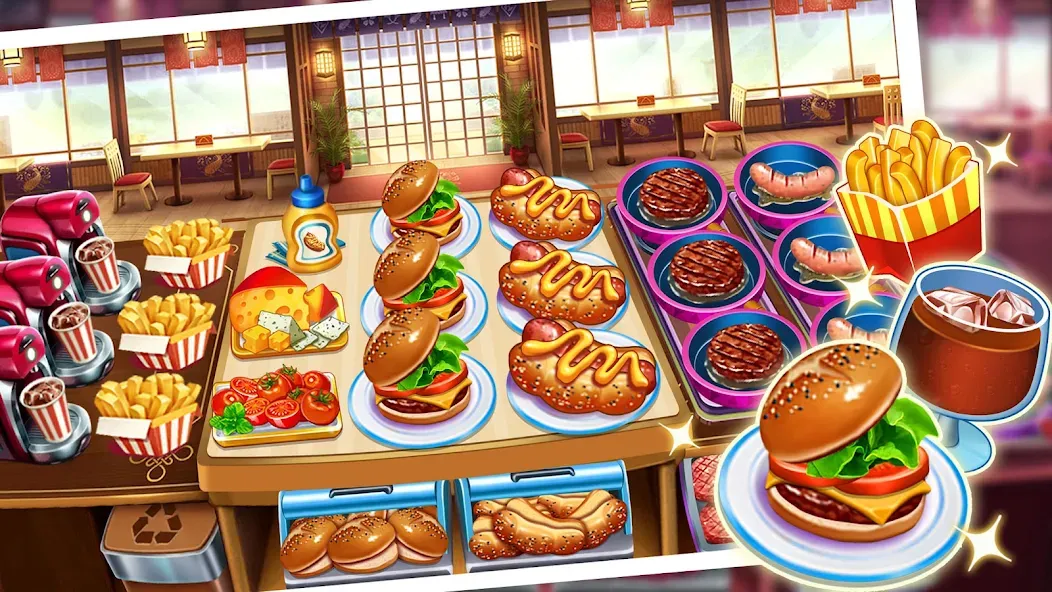 Food Game Crazy Super Chef [МОД: Бесконечные деньги, Монеты и Мега MOD] Screenshot 4