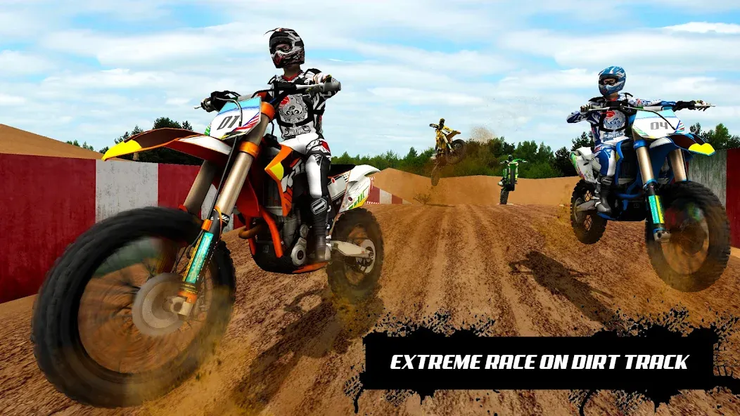 Mountain Dirt Bike Champions [МОД: Много денег, Монет и Все открыто] Screenshot 3