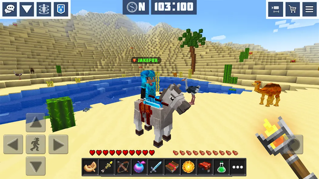 Block Craft World:Planet Craft [МОД: Много денег, Монет и Все открыто] Screenshot 1