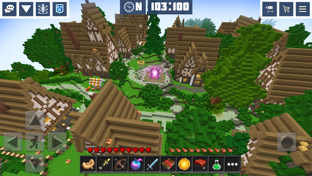 Block Craft World:Planet Craft [МОД: Много денег, Монет и Все открыто] Screenshot 2