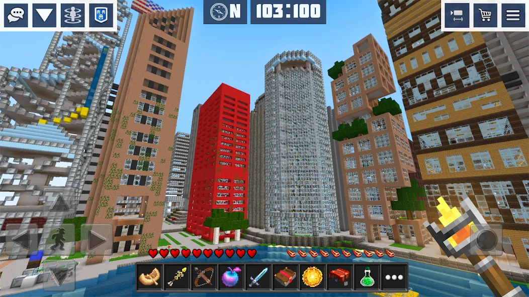 Block Craft World:Planet Craft [МОД: Много денег, Монет и Все открыто] Screenshot 3