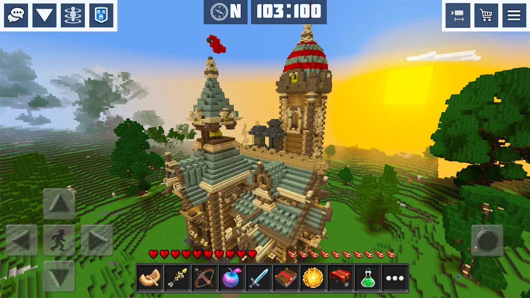 Block Craft World:Planet Craft [МОД: Много денег, Монет и Все открыто] Screenshot 5