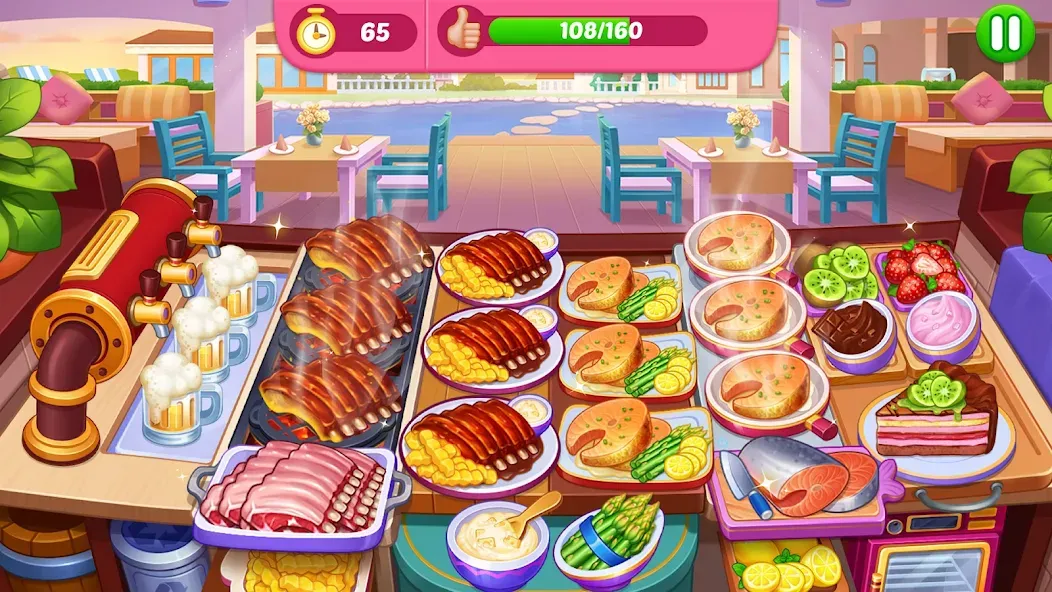 Crazy Cooking Diner: Chef Game (Крейзи кукинг дайнер) [МОД: Деньги, Монеты и Меню MOD] Screenshot 4
