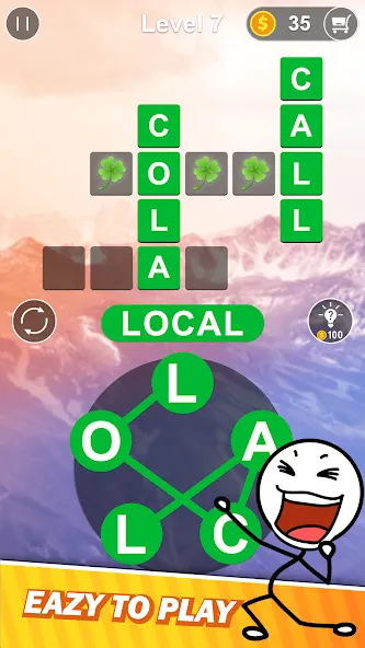 Word Connect - Word Search (Уорд Коннект) [МОД: Много монет, Открытые уровни и Мега MOD] Screenshot 1