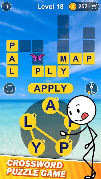 Word Connect - Word Search (Уорд Коннект) [МОД: Много монет, Открытые уровни и Мега MOD] Screenshot 3