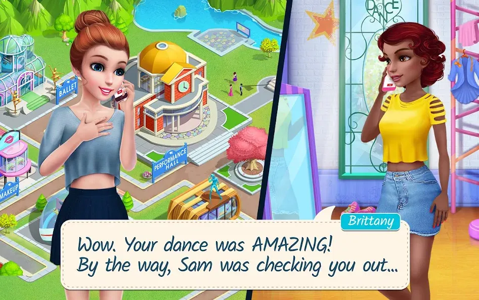 Dance School Stories [МОД: Много денег, Монет и Все открыто] Screenshot 2